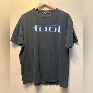 Anvil Black T-Shirt with Blue Graphic